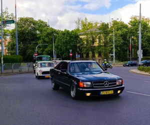 Parada zabytkowych pojazdów w Szczecinie