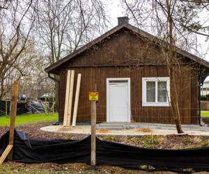 Domki fińskie na Polu Mokotowskim w Warszawie