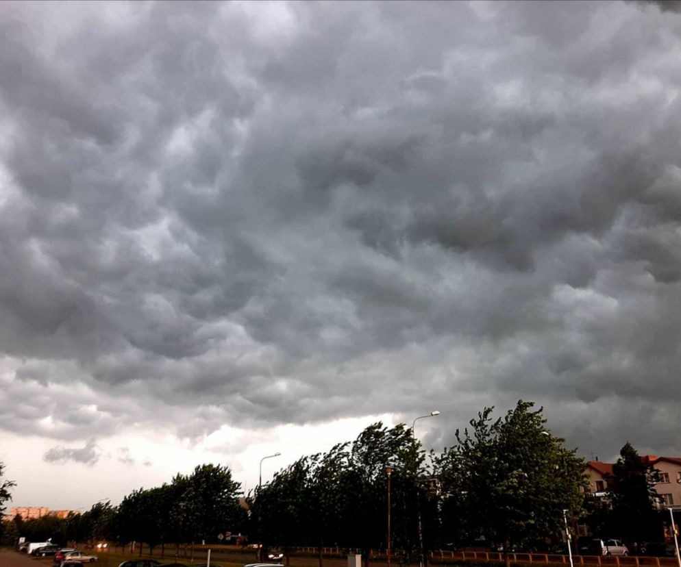 burza do Łomży idzie