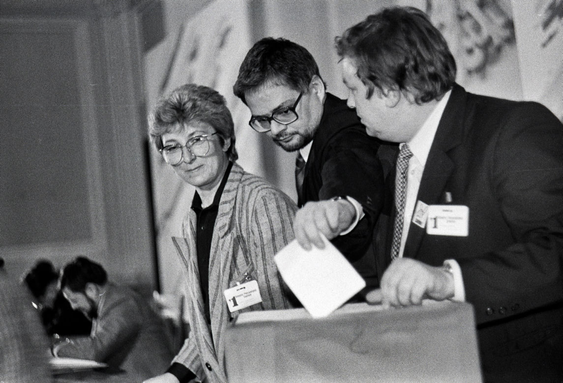 Warszawa, 2-3.03.1991. I Kongres Porozumienia Centrum