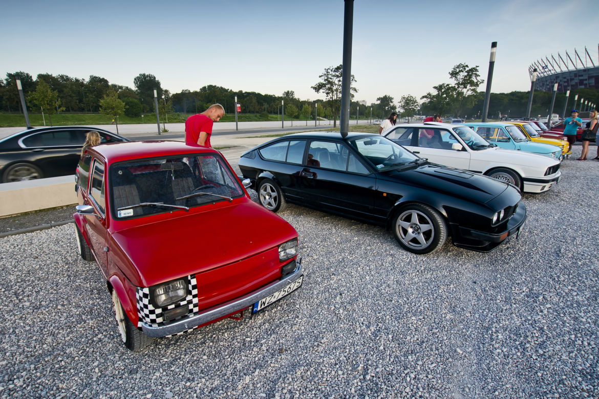 Klasyki na spotkaniu grupy Youngtimer Warsaw