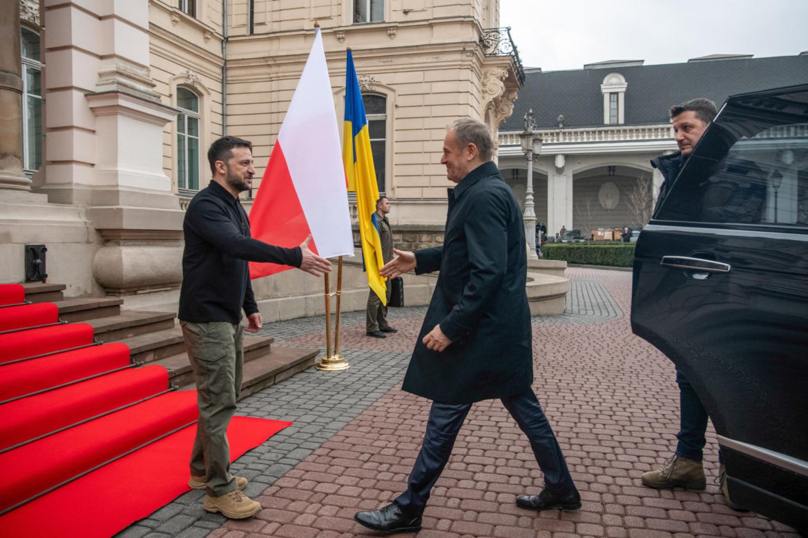 Donald Tusk we Lwowie