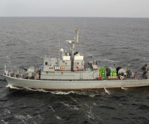 ORP Wigry po naprawie głównej. Trałowiec wraca do Marynarki Wojennej