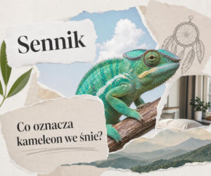 Kameleon we śnie – co oznacza i kiedy ostrzega?