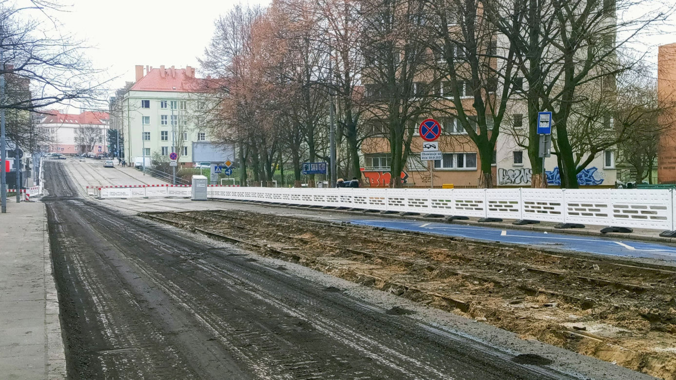 Ruszyła przebudowa torowisk na Niebuszewie