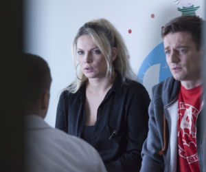 Przyjaciółki 7 sezon odc. 85. Patrycja (Joanna Liszowska), Michał (Marcin Rogacewicz)