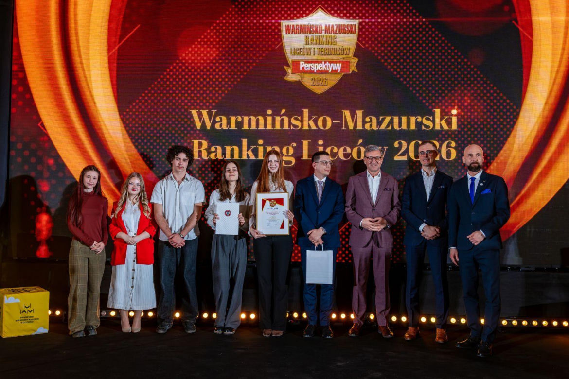 Wojewódzka Gala Warmińsko-Mazurskiego Rankingu Liceów i Techników Perspektywy 2026