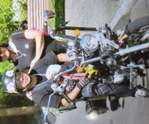 Pogrzeb Janusza motocyklisty
