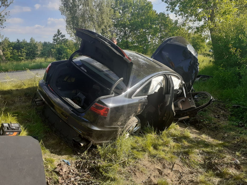Śmiertelny wypadek w pobliżu Koźmina
