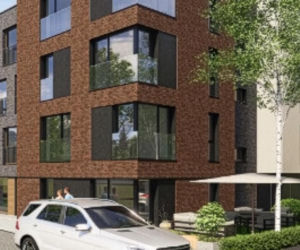 Nowe kamienice na Dąbrowskiego w Lesznie - wizualizacja