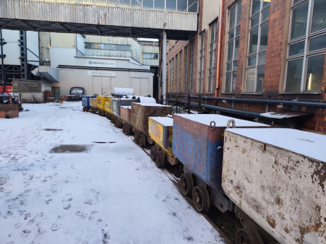 Ostatni wagon z węglem na KWK Bobrek w Bytomiu. 30 grudnia 2025 roku