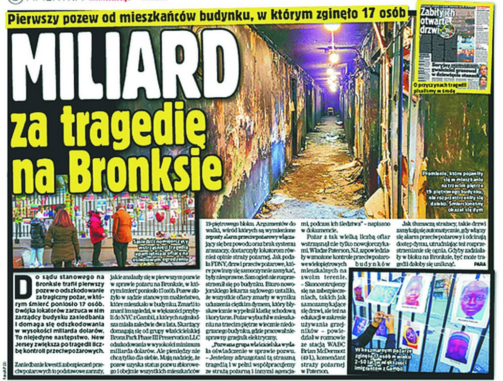 Ta tragedia to efekt zaniedbań