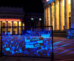 Marsz hologramów w ramach strajku dla klimatu