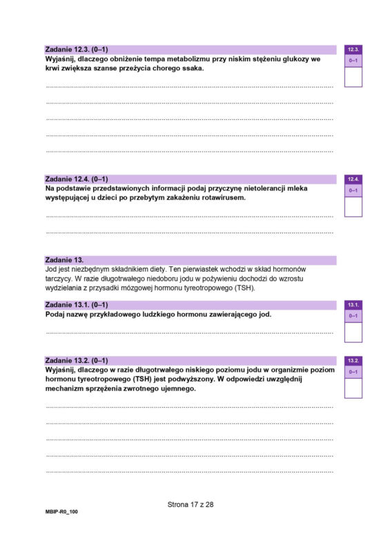 Biologia arkusze MATURA 2024 rozszerzenie FORMUŁA 2023