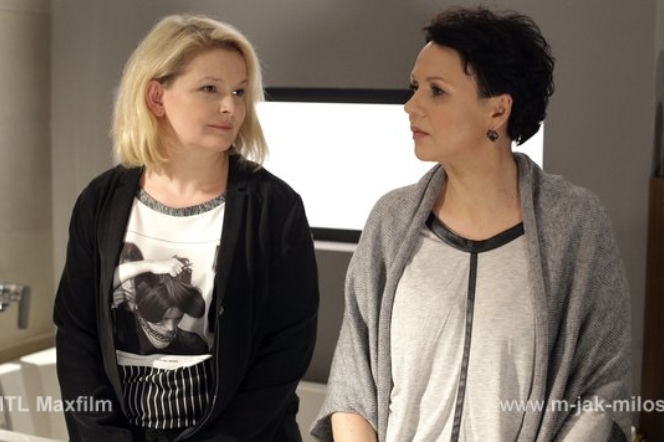M jak miłość odc. 1071. Marta (Dominika Ostałowska), Marysia (Małgorzata Pieńkowska)