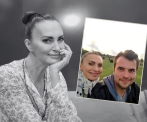 Agnieszka Maciąg z synem