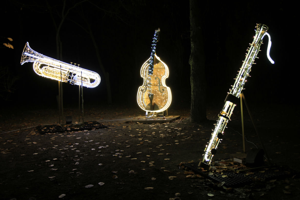 Park iluminacji „Tajemniczy Ogród” w Lublinie