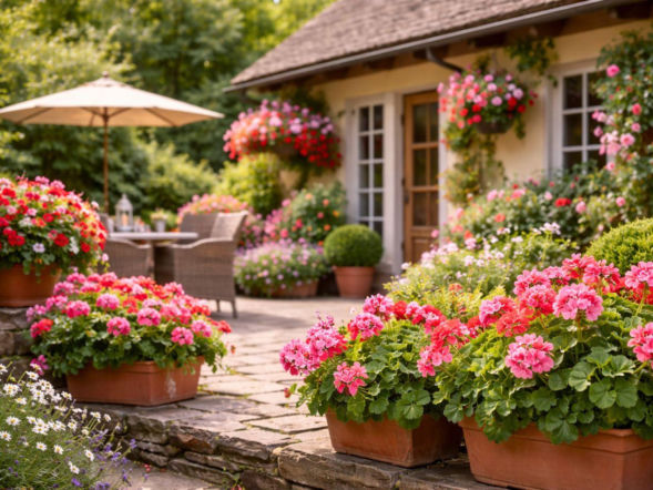 Masz w swoim ogrodzie pelargonie? Ten jeden prosty zabieg w marcu zapewni burzę kwiatów