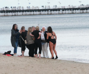 Morsy dorwały Joannę Kurowską na plaży