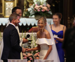 Ślub Filipa Chajzera - suknia panny młodej