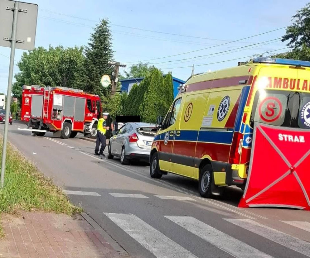 Stok Lacki:  Motocyklista zginął po zderzeniu z osobówką