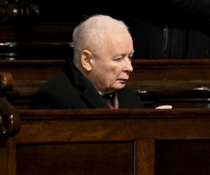 Msza za ofiary Smoleńska w Archikatedrze. Obecni Nawrocki i Kaczyńska