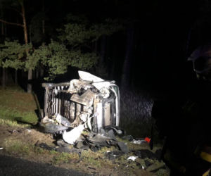 Wypadek na DK 10 w Przyłubiu 