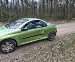 Wypadek dwóch osobówek na drodze Starachowice - Lubienia