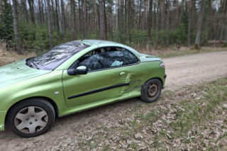 Wypadek na drodze Starachowice - Lubienia