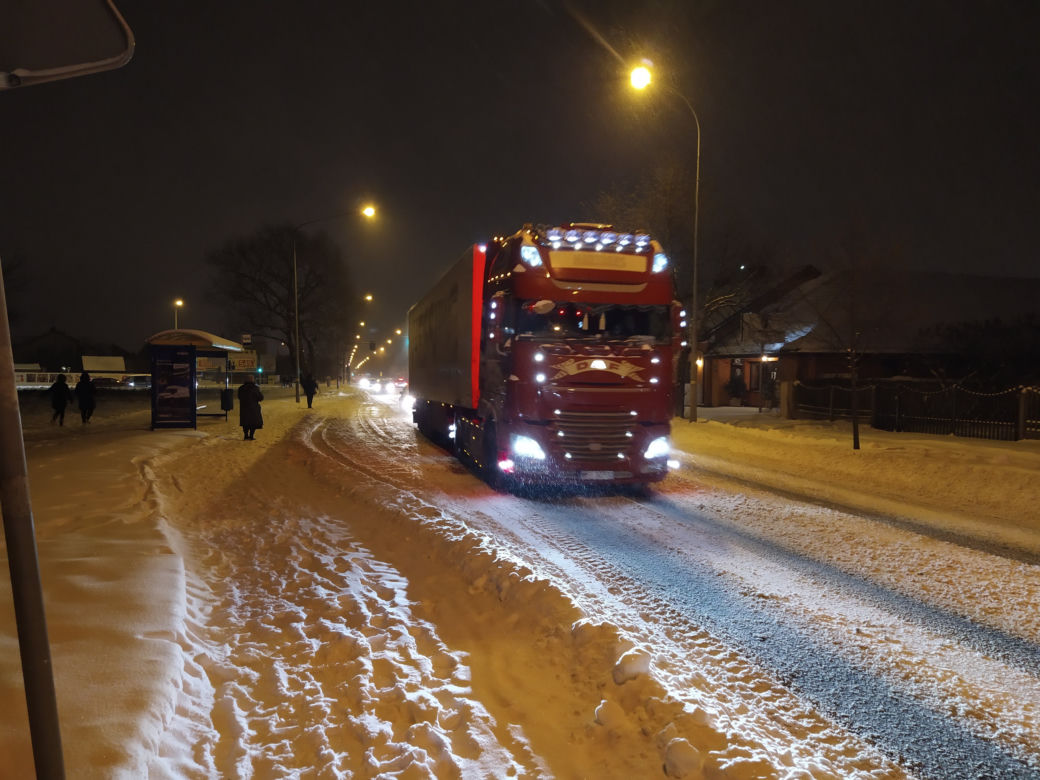 Ulice Siedlec i okoliczne drogi w czasie śnieżycy 11-12 grudnia 2022