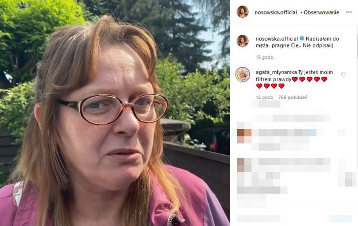 Ta babcia to bogini rocka Kasia Nosowska