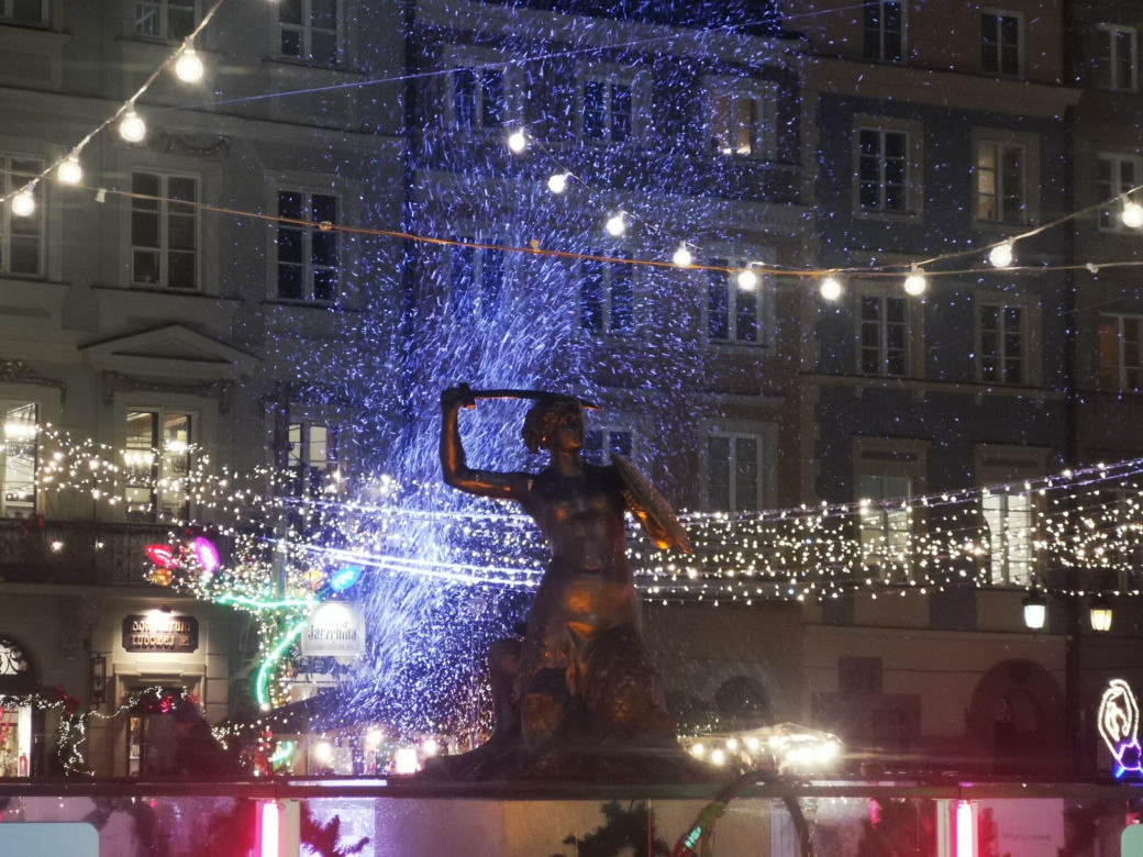 Świąteczna iluminacja 2025/2026 w Warszawie