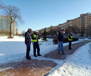 Pomorscy policjanci przetestowali nowego drona 5.02.2021 r.
