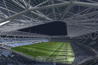 Stadion miejski w Bielsku-Białej. Plac budowy przekazany wykonawcy