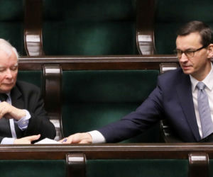 Jarosław Kaczyński i Mateusz Morawiecki