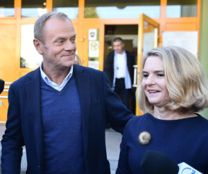 Tak wygląda z bliska twarz Małgorzaty Tusk