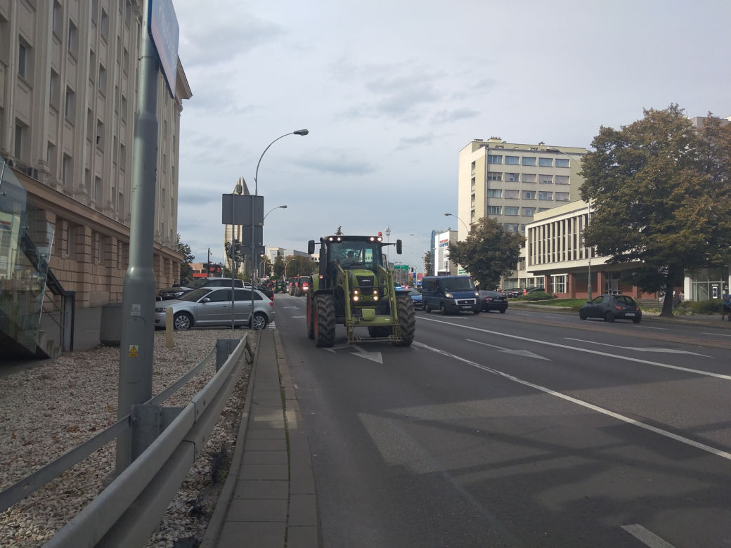 Protest rolników 7 października w Rzeszowie