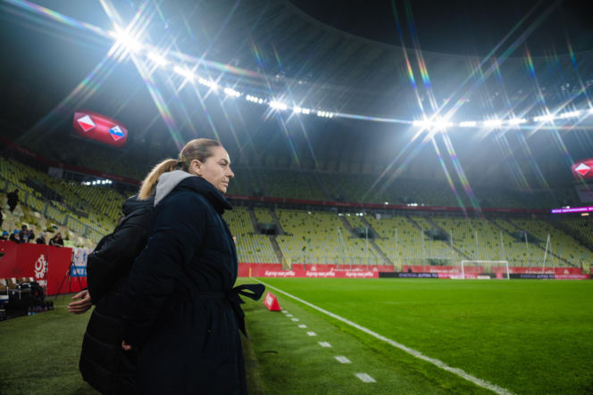 Polska - Słowenia: Najwierniejsi kibice wspierali reprezentację Polski kobiet. Dużo zdjęć z Gdańska