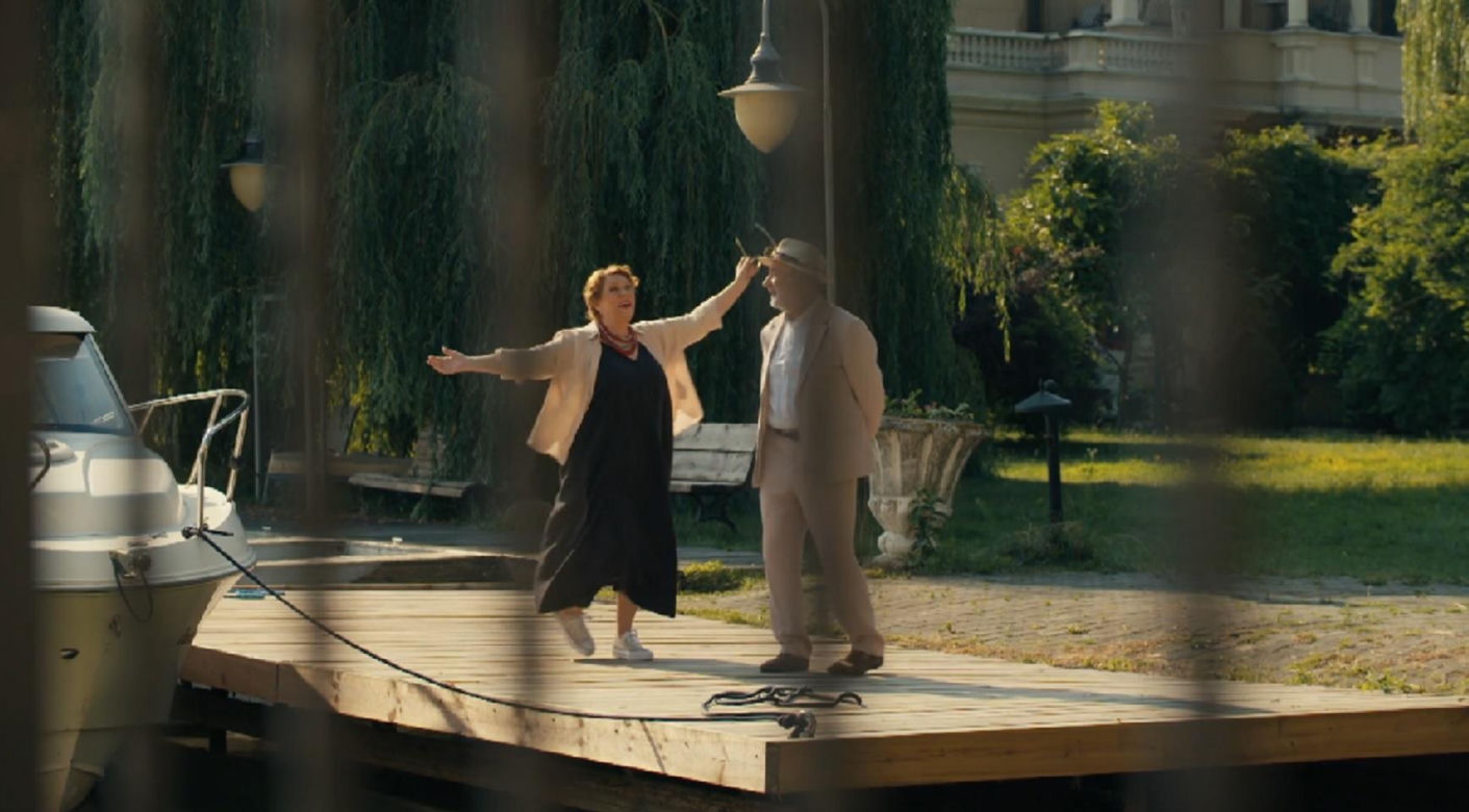 Barwy szczęścia, odcinek 3123. Józefina (Elżbieta Jarosik), Andrzej (Leon Charewicz)