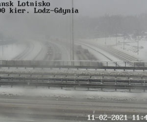Śnieżyca w Trójmieście w czwartek 11.02.2021. Na drogach ślisko