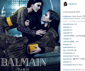 Kendall Jenner i Kylie Jenner dla Balmain Paris