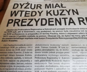 Lekarz, który sprawował dyżur w szpitalu w Zawierciu to... kuzyn Andrzeja Dudy! To on leczył Paulinę? [ZDJĘCIA]