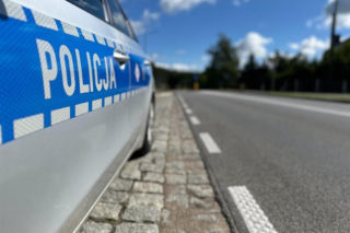 Drift Volkswagenem na skrzyżowaniu w Białymstoku. Na oczach policjantów