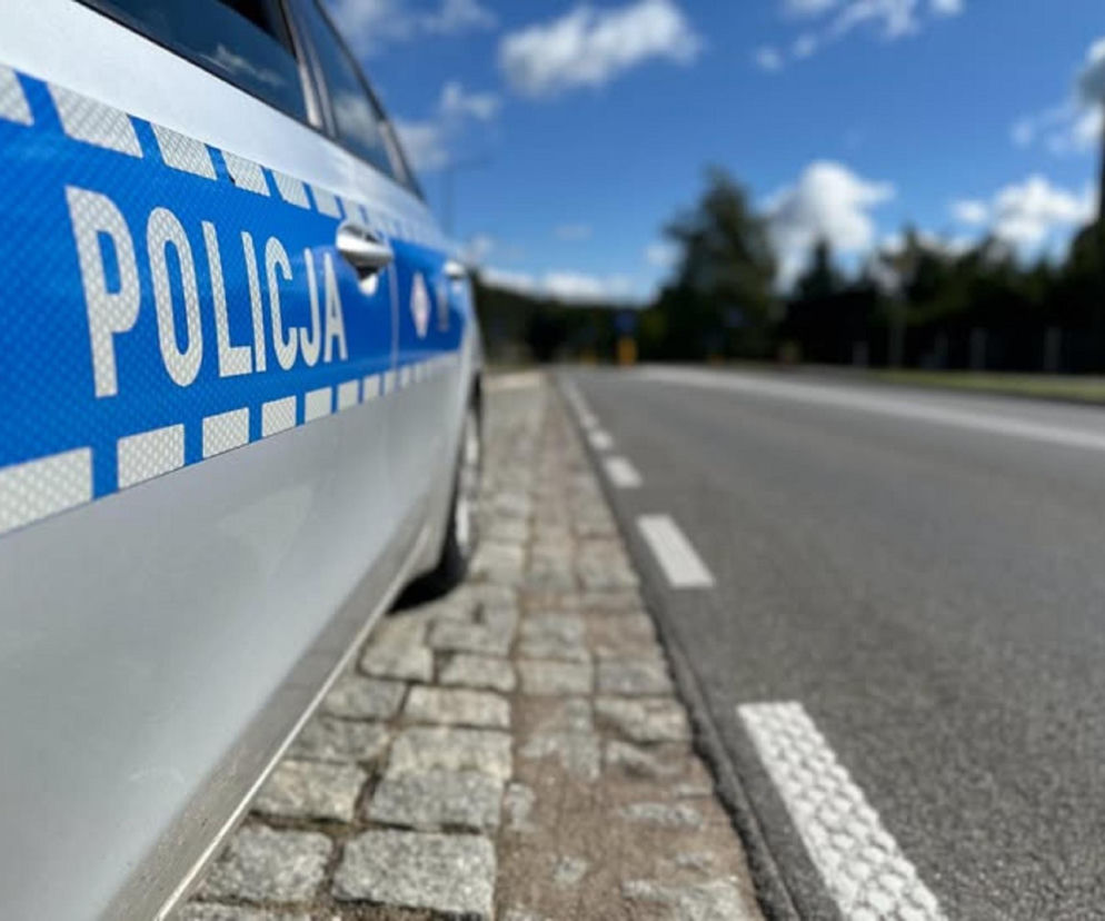 Drift Volkswagenem na skrzyżowaniu w Białymstoku. Na oczach policjantów