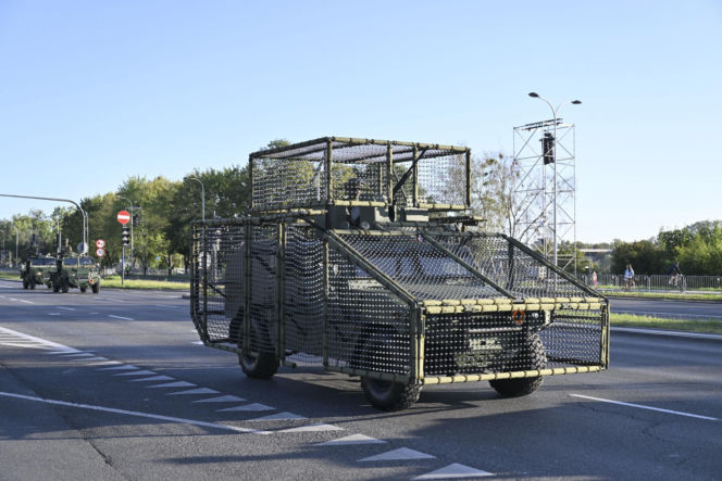 Próba generalna defilady wojskowej w Warszawie