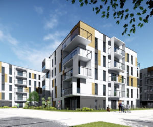 Osiedle domów z prefabrykatów