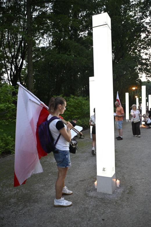 Uroczystości ku czci ofiar Rzezi Woli na Cmentarzu Powstańców Warszawy