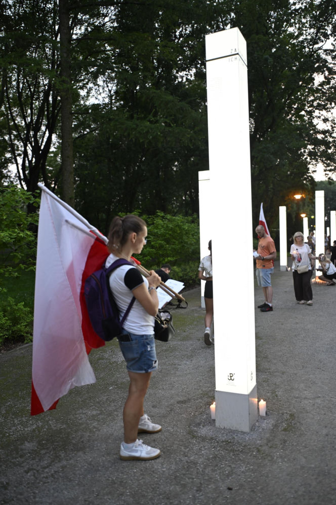 Uroczystości ku czci ofiar Rzezi Woli na Cmentarzu Powstańców Warszawy