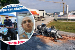 Policjant z Opoczna ledwo uszedł z życiem. Teraz czeka go długa rehabilitacja
