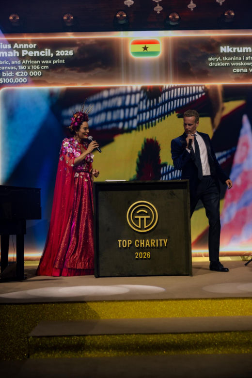 Pierwsza międzynarodowa edycja TOP CHARITY Venice Experience zrobiona przez Omenę Mensah
